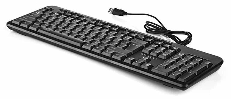 Клавиатура Qumo Opus K64 проводная, USB Type-A, чёрный