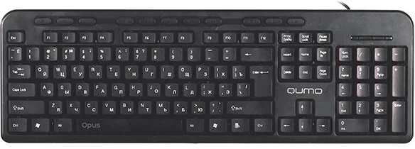 Клавиатура Qumo Opus K64 проводная, USB Type-A, чёрный