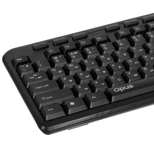 Клавиатура Qumo Opus K64 проводная, USB Type-A, чёрный