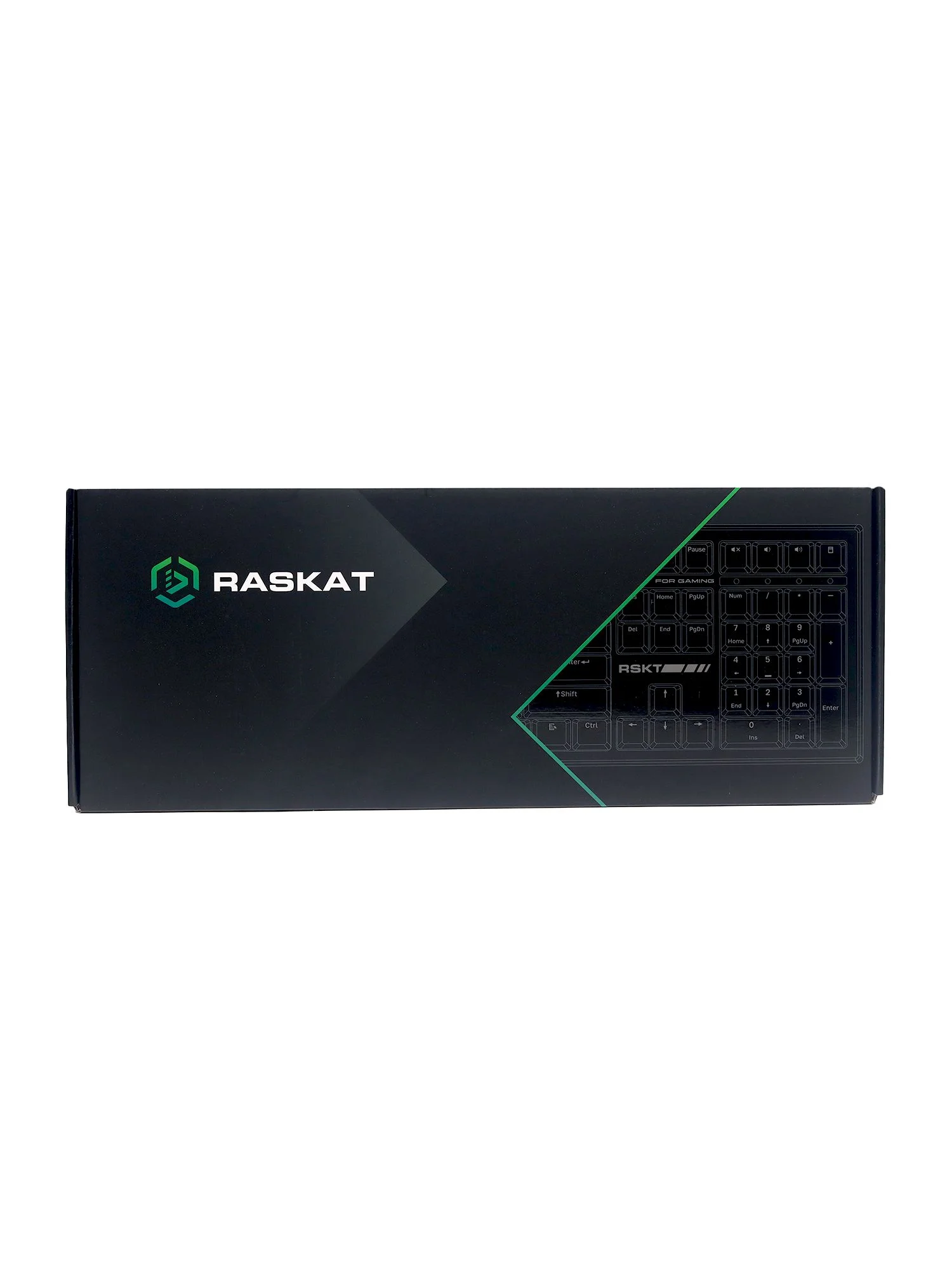 Клавиатура Raskat KM002 проводная, USB Type-A, зелёный