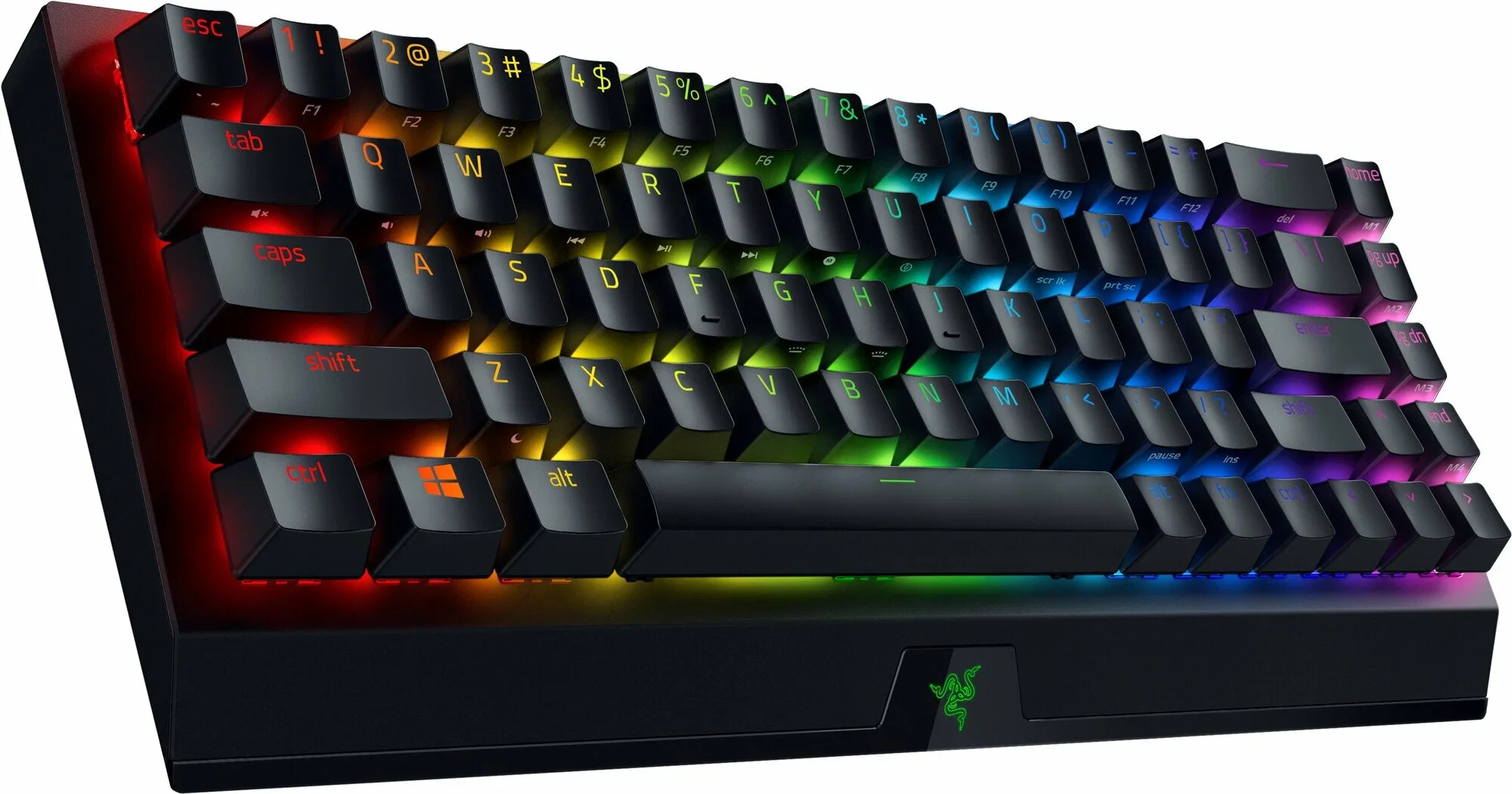 Клавиатура Razer BlackWidow V3 Mini HyperSpeed гибридная, USB Type-A, Bluetooth, радиоканал, чёрный