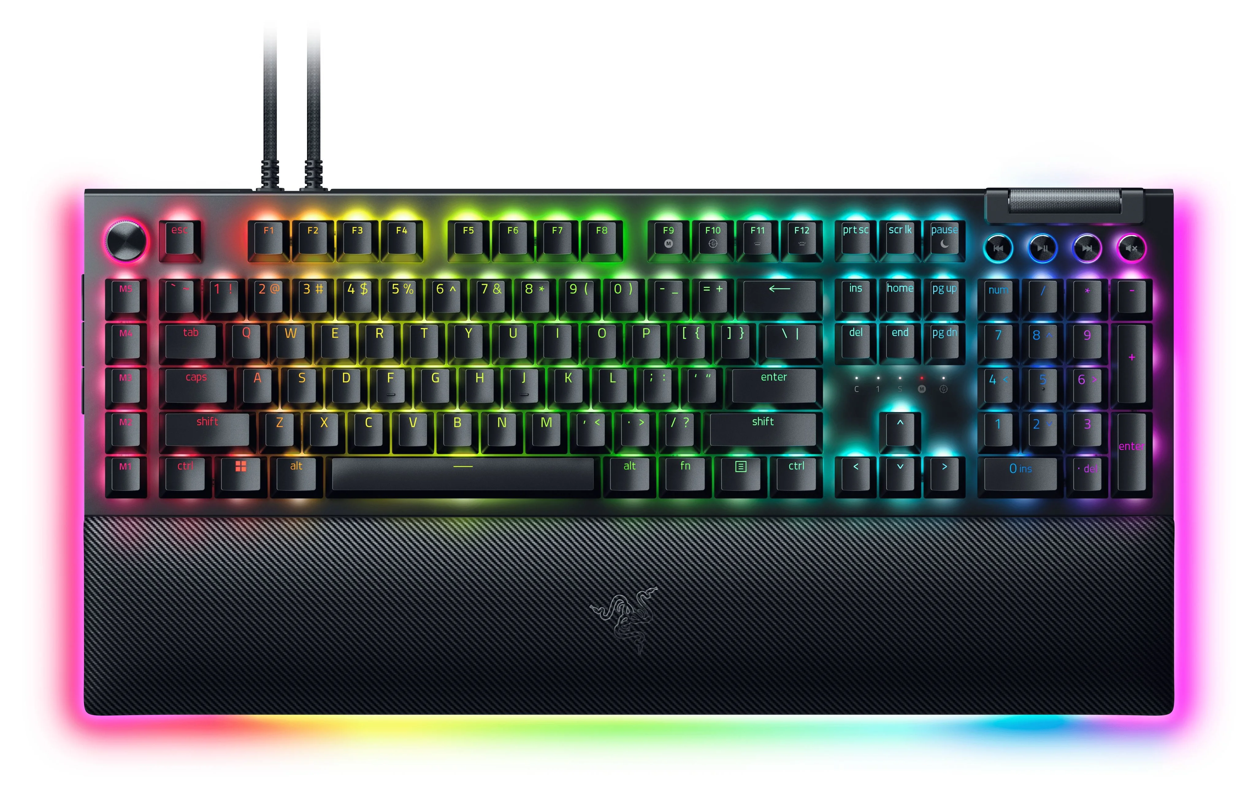 Клавиатура Razer BlackWidow V4 X Green Switch Minecraft Edition проводная, USB Type-A, зеленый