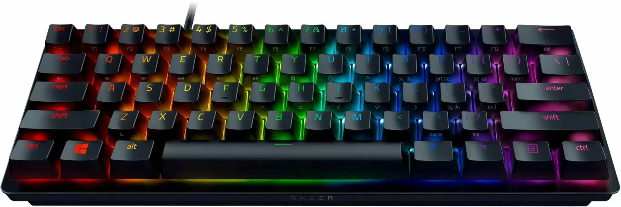 Клавиатура Razer Huntsman Mini проводная, USB, чёрный