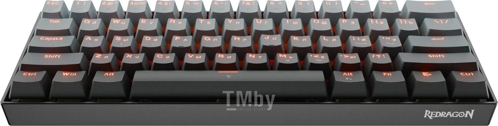 Клавиатура Redragon Fizz проводная, USB Type-A, серый