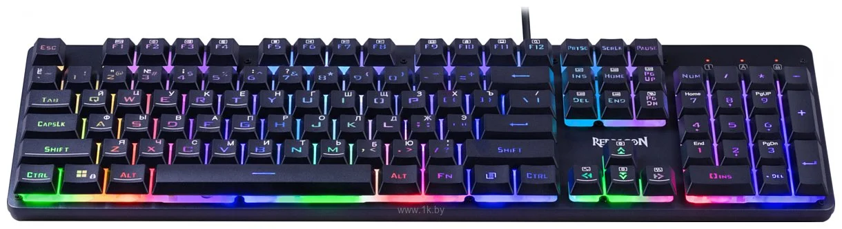 Клавиатура Redragon Nagato проводная, USB Type-A, чёрный