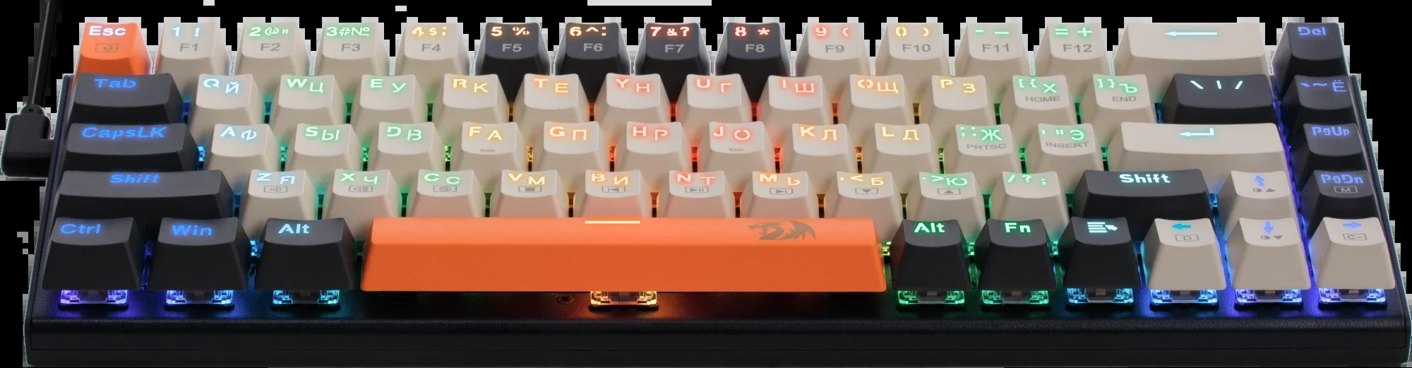 Клавиатура Redragon Ryze проводная, USB Type-A, чёрный