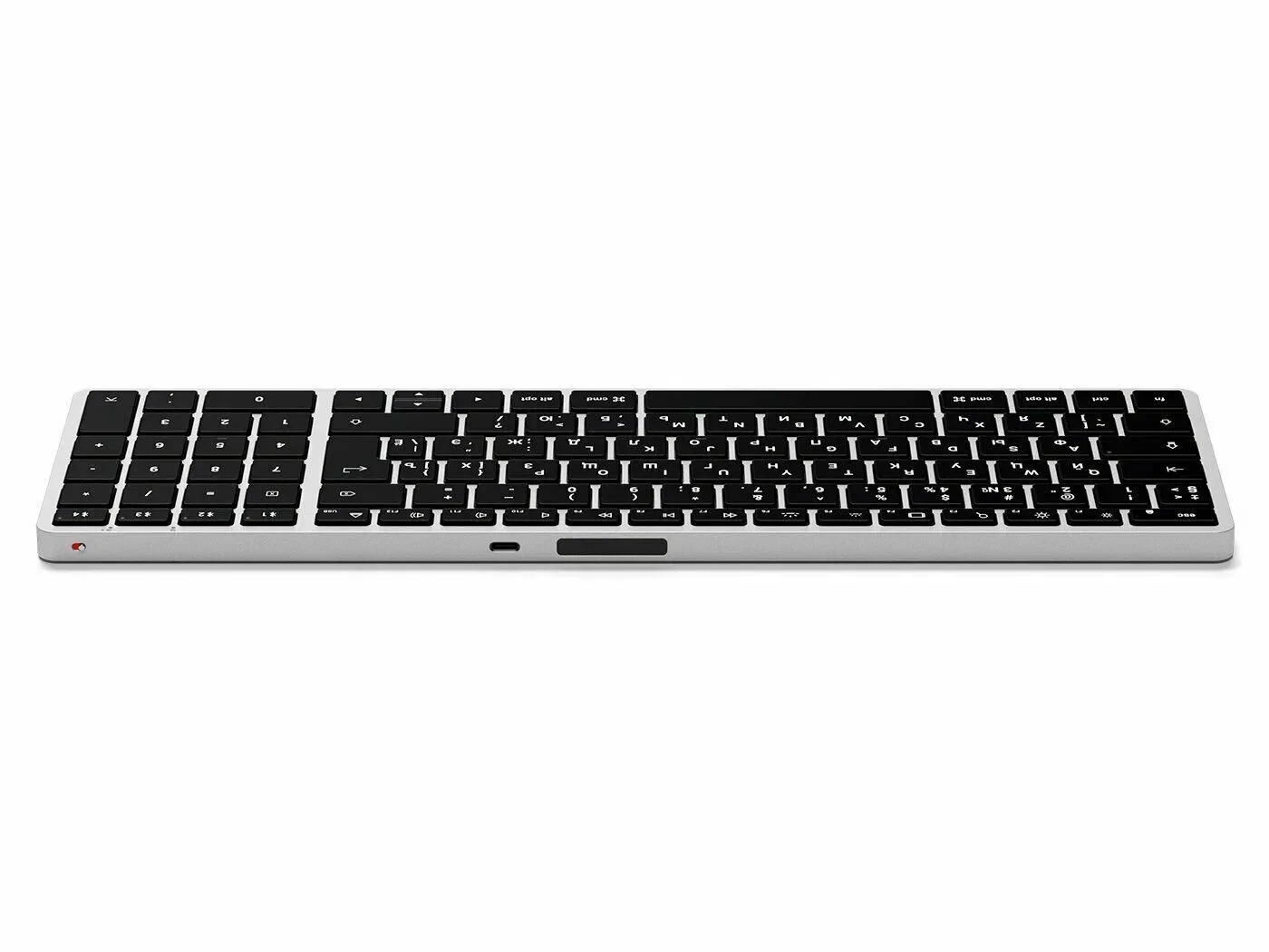 Клавиатура Satechi Slim X2 беспроводная, Bluetooth, серый