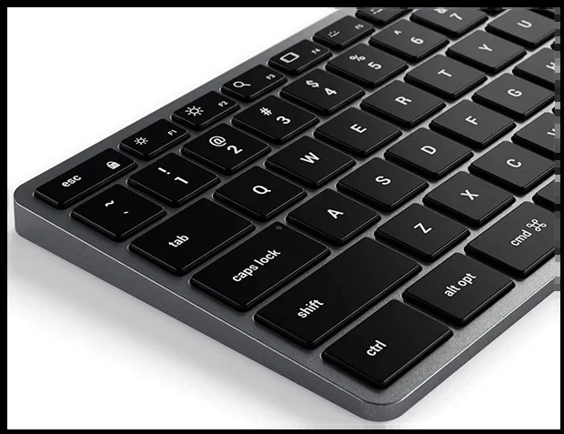 Клавиатура Satechi Slim X3 беспроводная, Bluetooth, серый