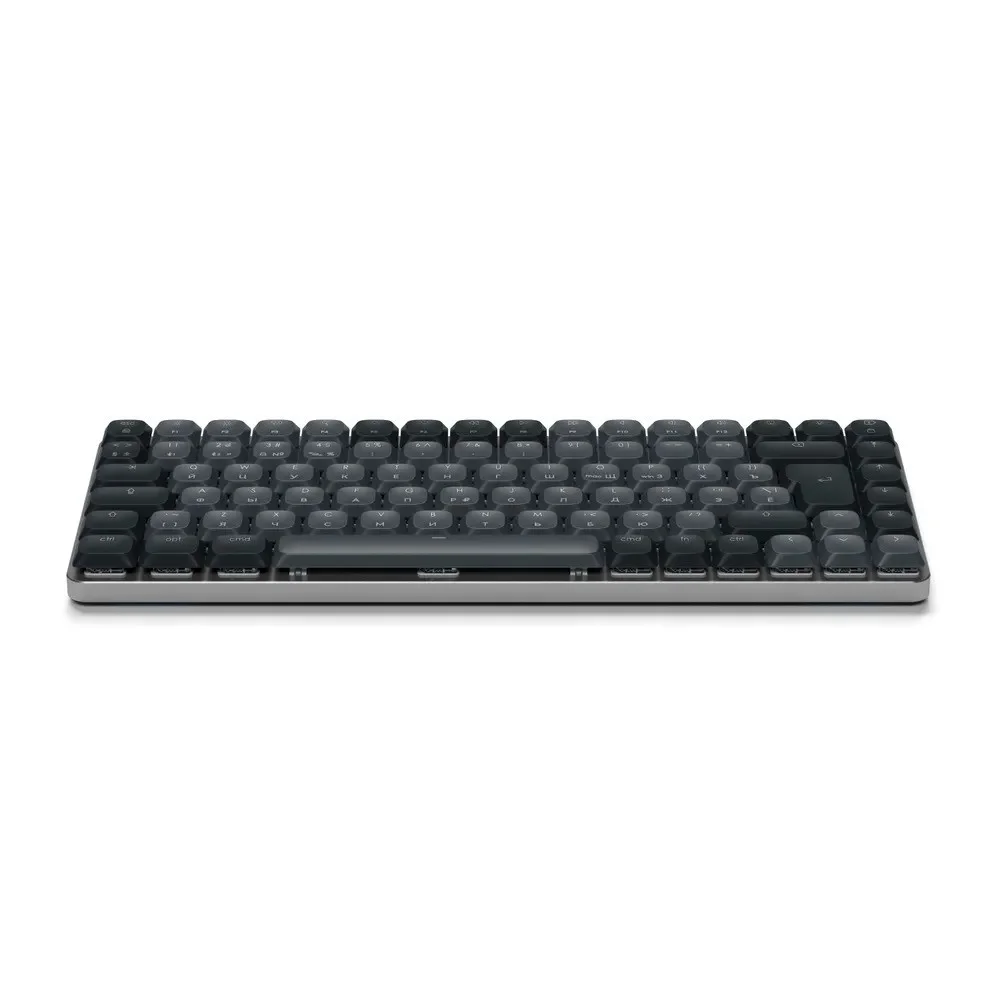 Клавиатура Satechi SM1 Slim Dark гибридная, USB Type-A, Bluetooth, радиоканал, чёрный