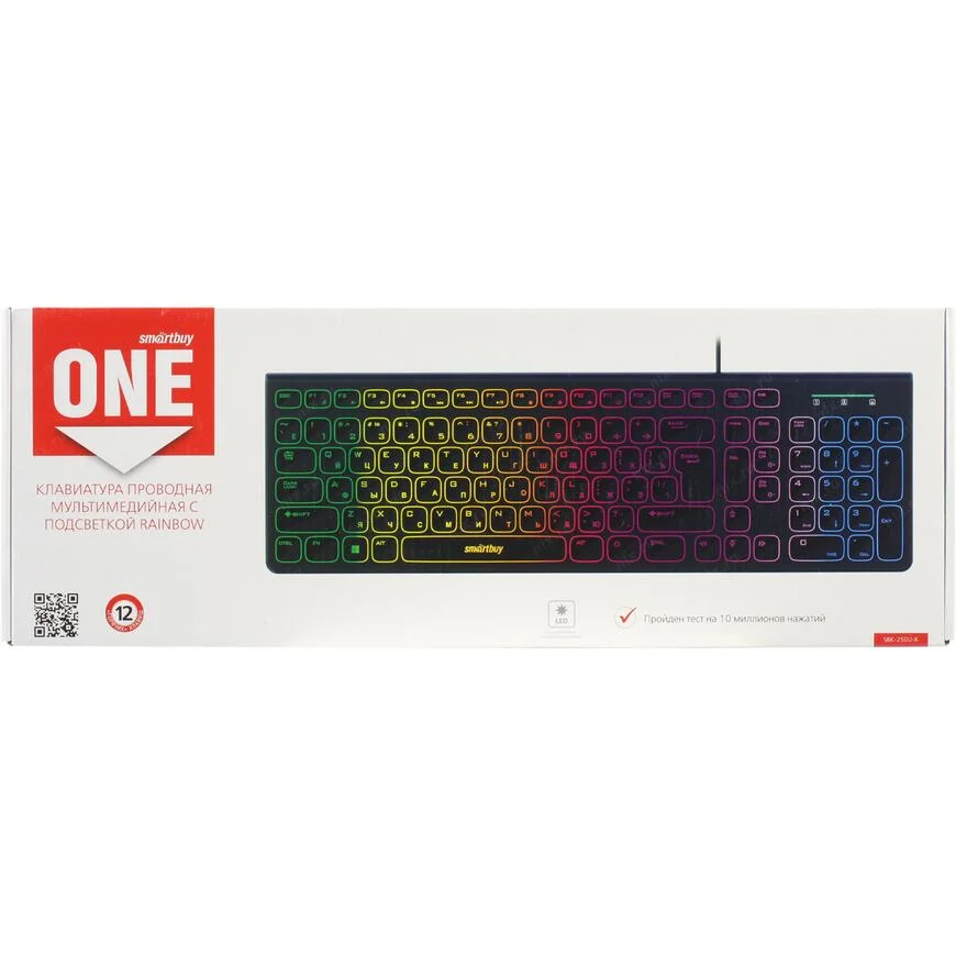 Клавиатура SMARTBUY (SBK-250U-K) ONE250U черный