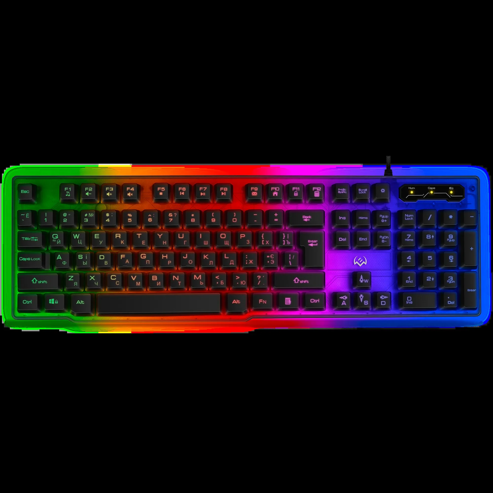 Клавиатура SVEN KB-G8500 проводная, USB Type-A, чёрный
