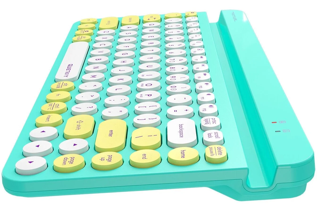 Клавиатура беспроводная A4Tech Fstyler FBK30, USB, Bluetooth/Радиоканал, зеленый