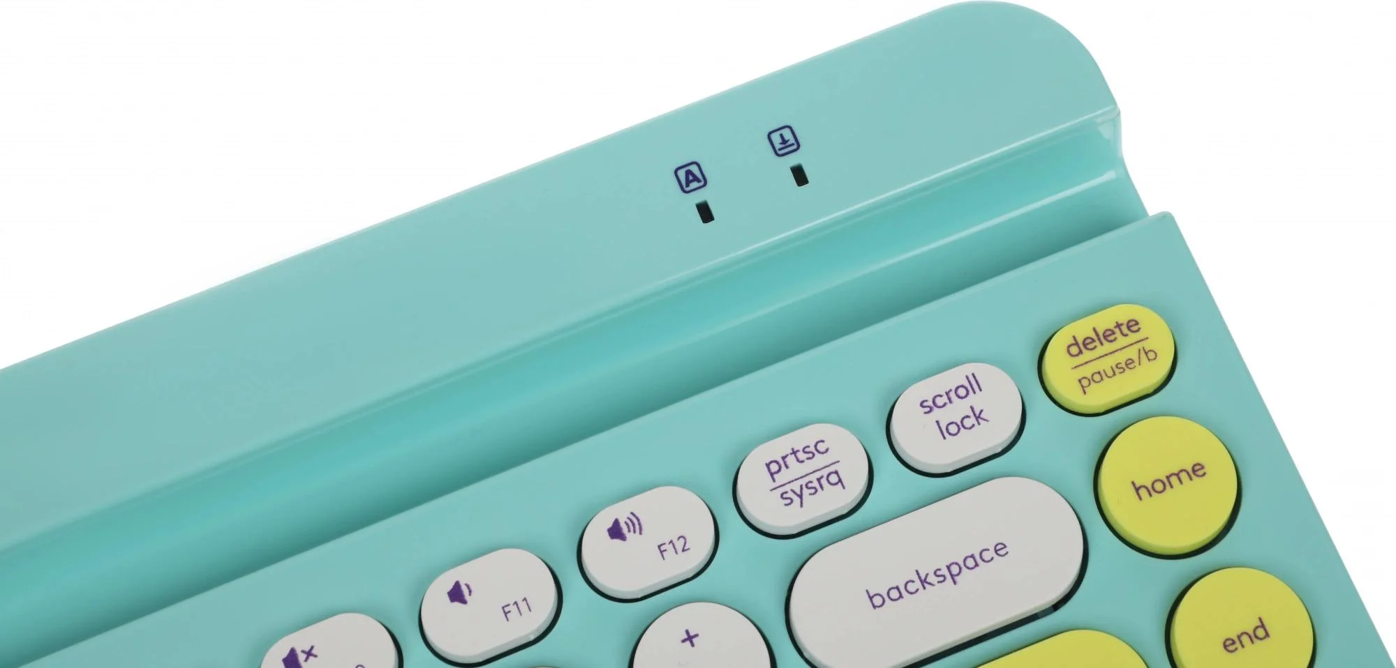 Клавиатура беспроводная A4Tech Fstyler FBK30, USB, Bluetooth/Радиоканал, зеленый