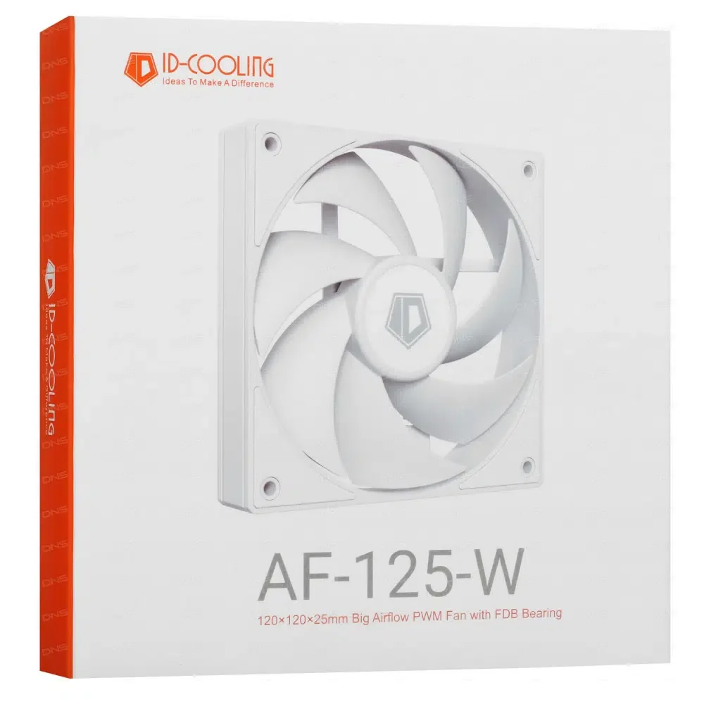 Fan ID-Cooling AF-125-W FDB / White / PWM