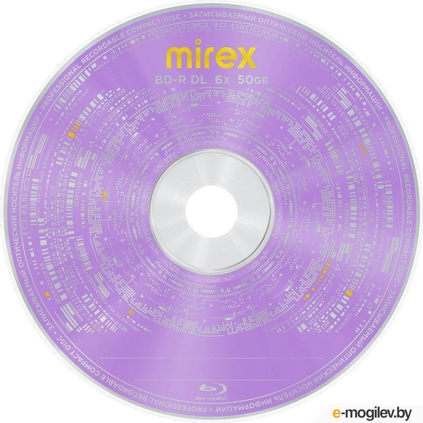 Диск BD-R Mirex 50 Gb, 6x, Slim Case (1), DL (1/50)