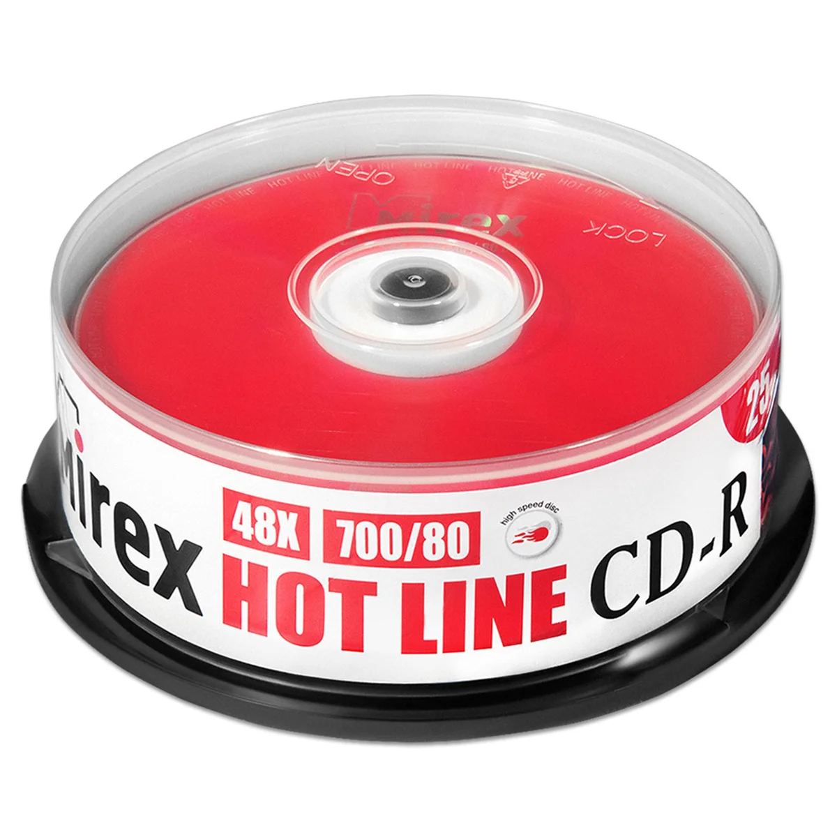 Диск CD-R Mirex 700 Mb, 48х, Cake Box (25), (25/300)