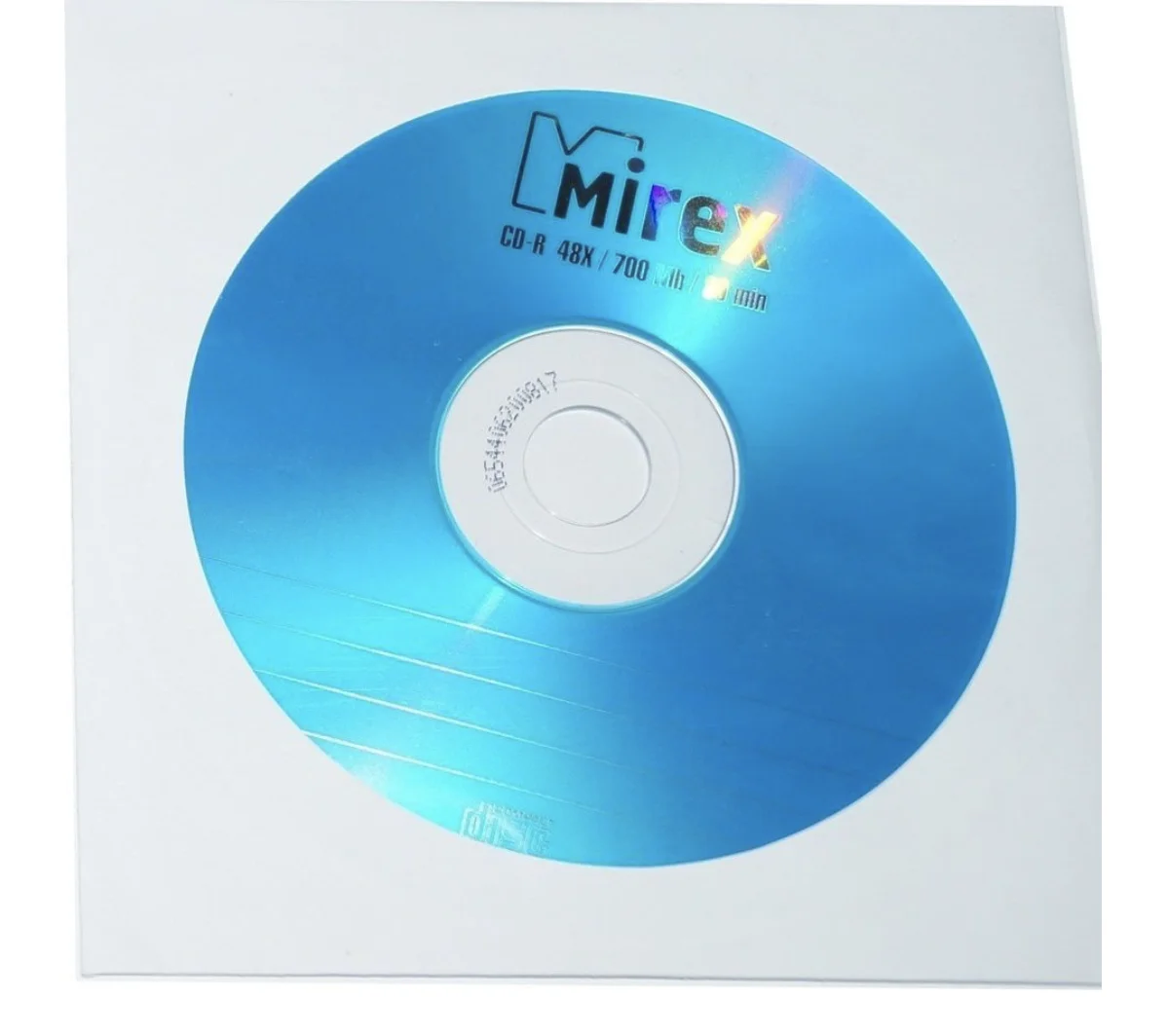 Диск CD-R Mirex 700 Mb, 48х, Standart, Бум. конверт (1), (1/600)