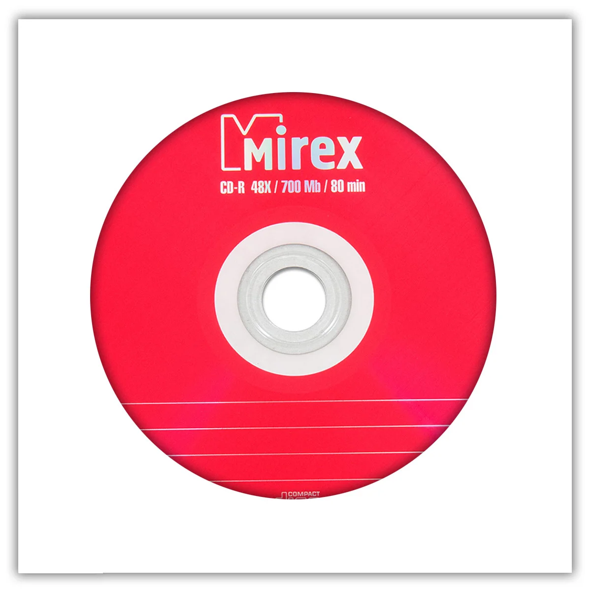Диск CD-R Mirex 700 Mb, 52х, Maximum, Бум. конверт (1), (1/600)