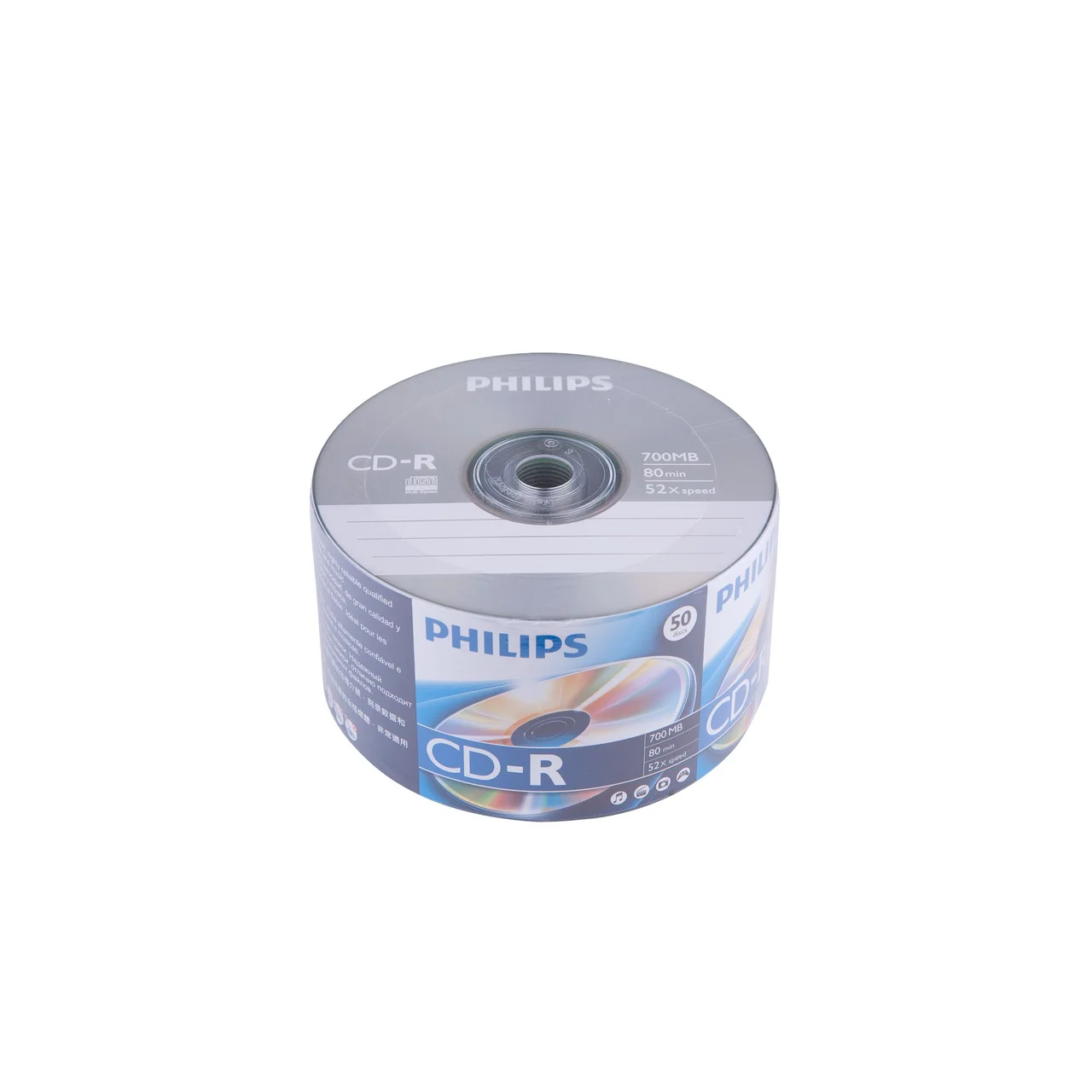 Диск CD-R Philips 700 Mb, 52x, Bulk (50), (50/600)