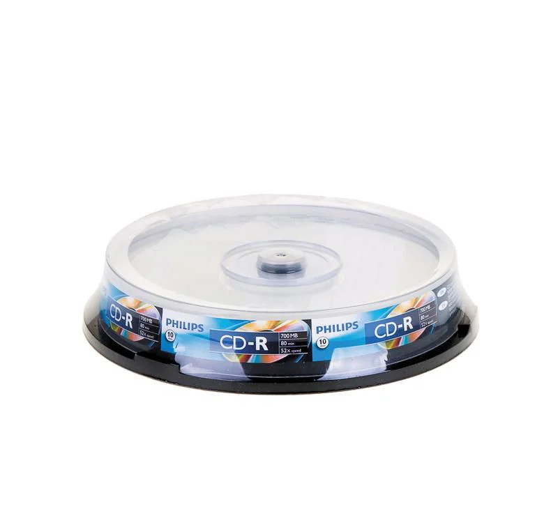 Диск CD-R Philips 700 Mb, 52х, Бум. конверт