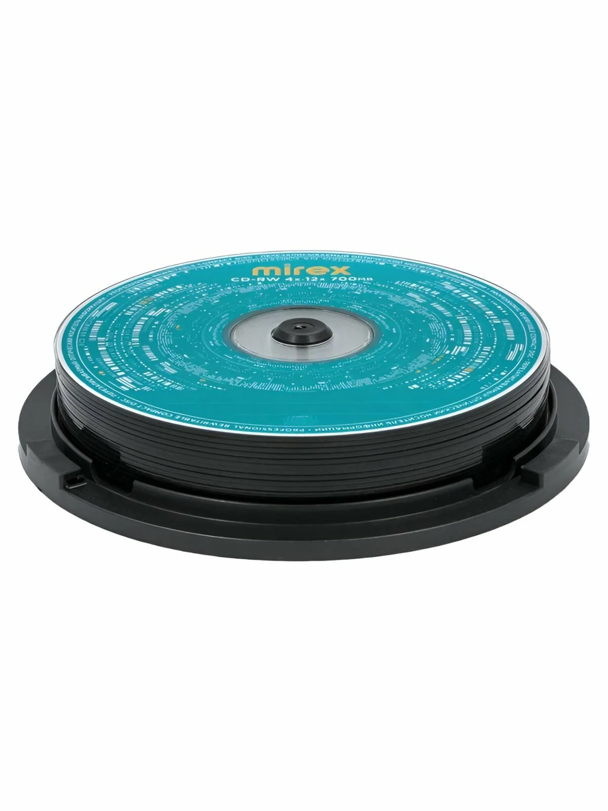 Диск CD-RW Mirex 700 Mb, 12х, Cake Box (10), (10/300)