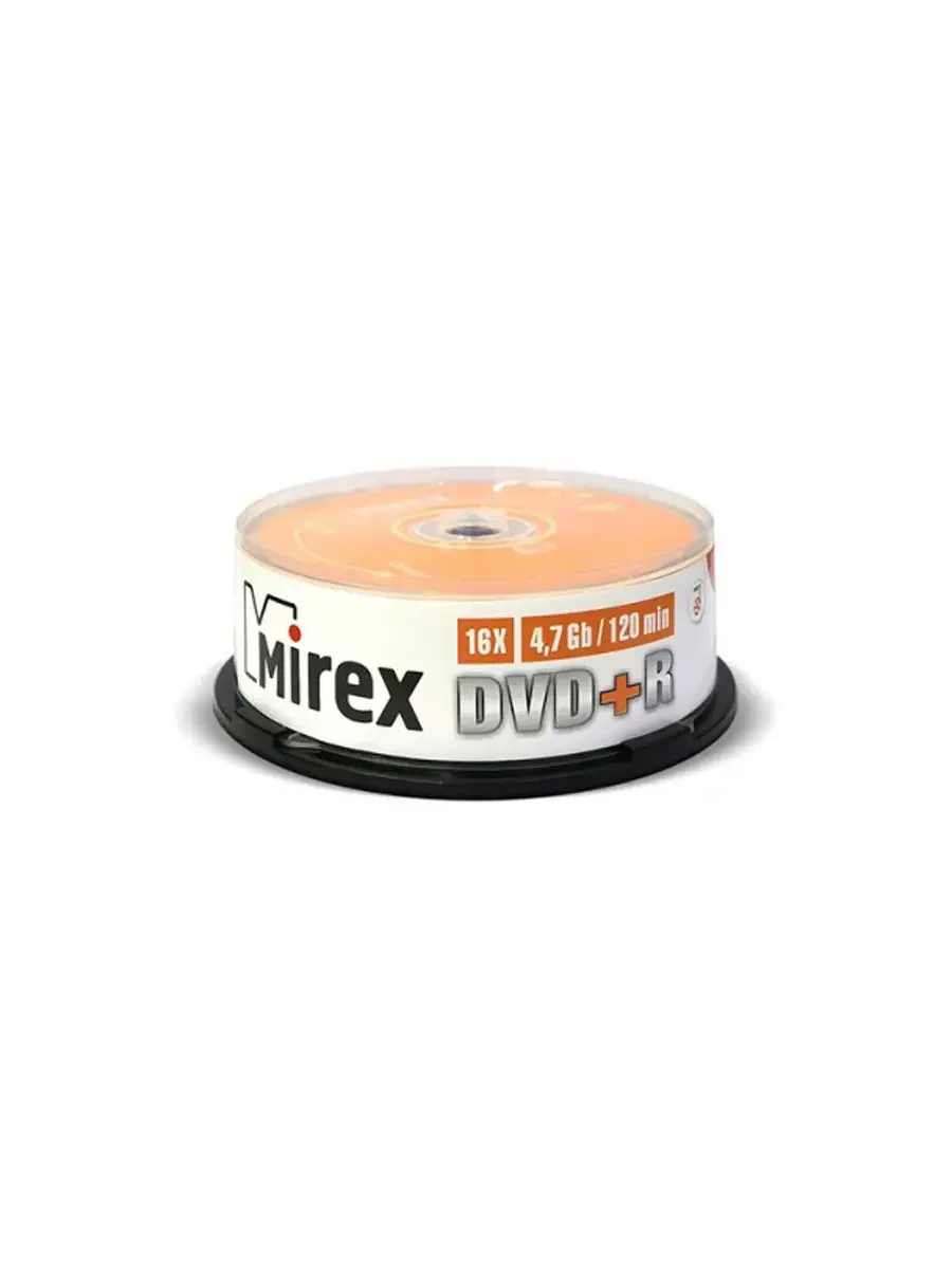 Диск CD-RW Mirex 700 Mb, 12х, Cake Box (25), (25/300)