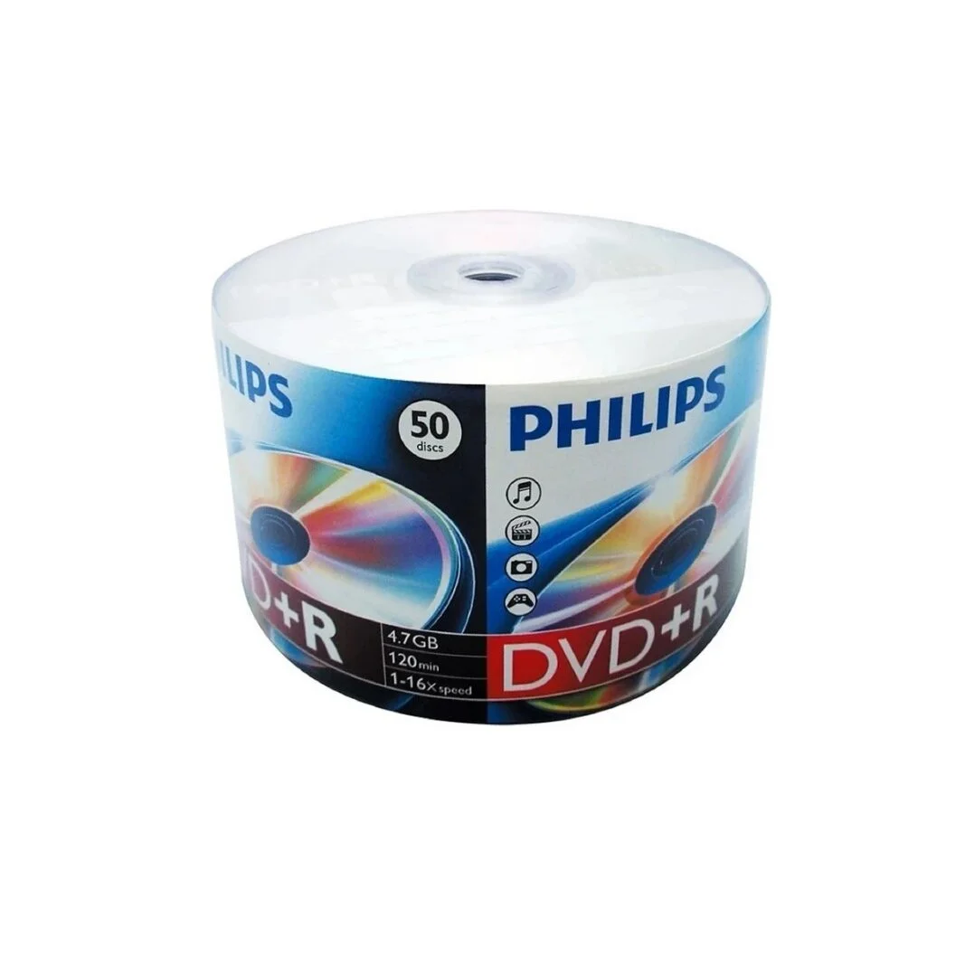 Диск DVD-R Philips 4.7 Gb, 16x, Бум.конверт Printable