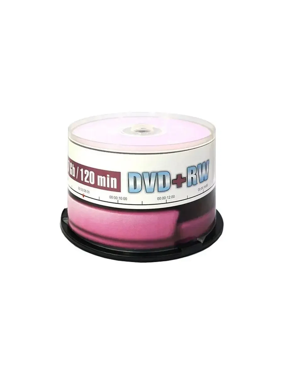 Диск DVD+RW Mirex 4.7 Gb, 4x, Cake Box (50), (50/300)