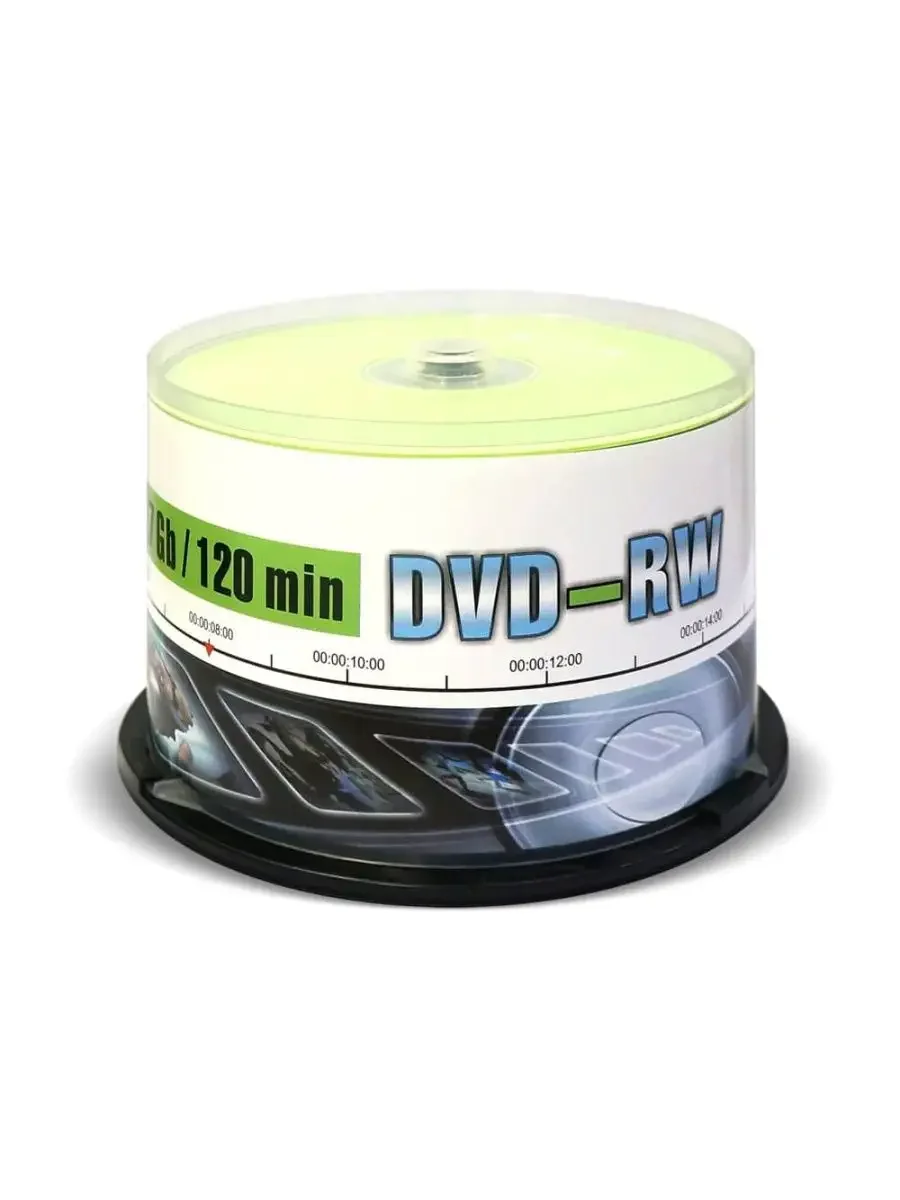 Диск DVD+RW Mirex 4.7 Gb, 4x, Cake Box (50), (50/300)