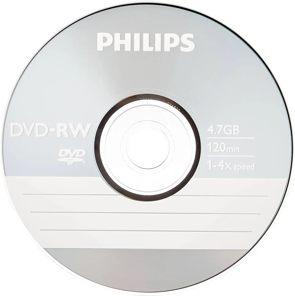 Диск DVD+RW Philips 4.7 Gb, 4x, Конверт