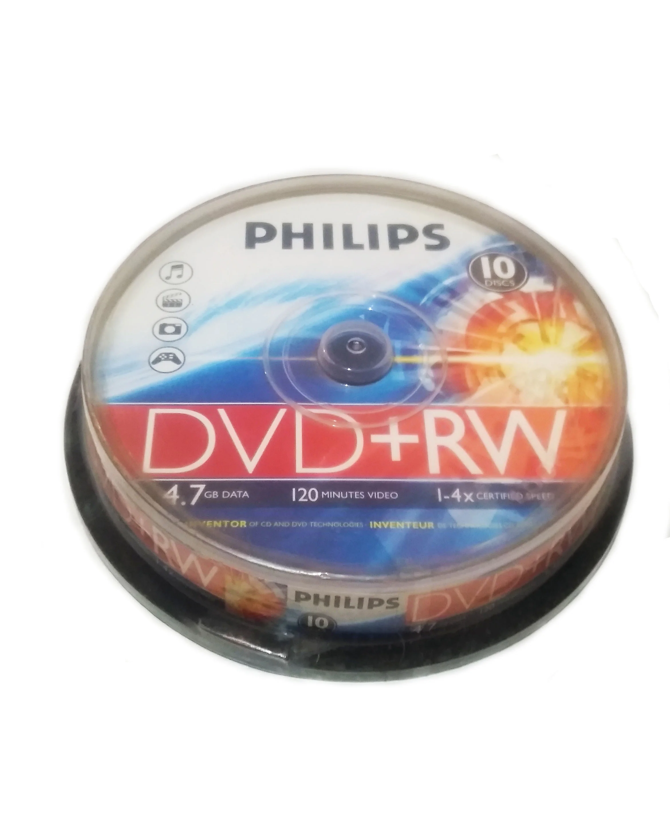 Диск DVD-RW Philips 4.7 Gb, 4x, Slim Case (1)