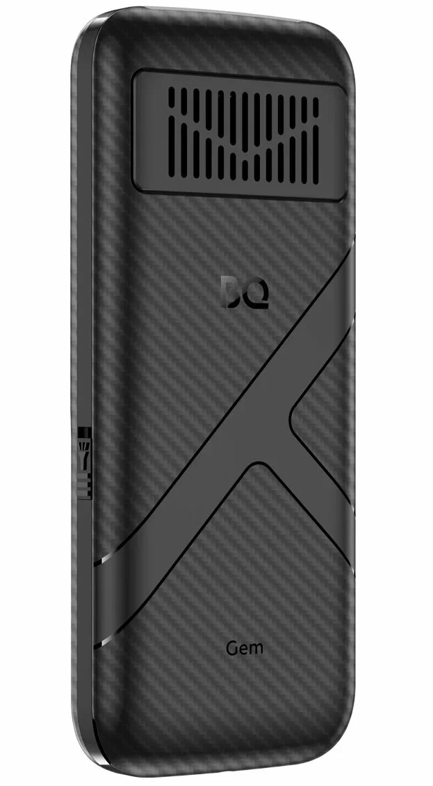 Мобильный телефон BQ 1860 Gem Black черный (без СЗУ в комплекте)