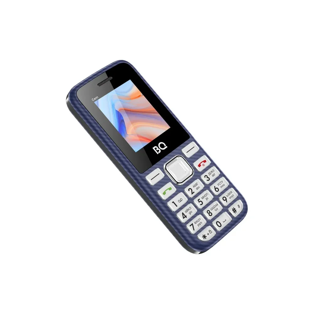 Мобильный телефон BQ 1860 Gem Dark Blue темно-синий (без СЗУ в комплекте)