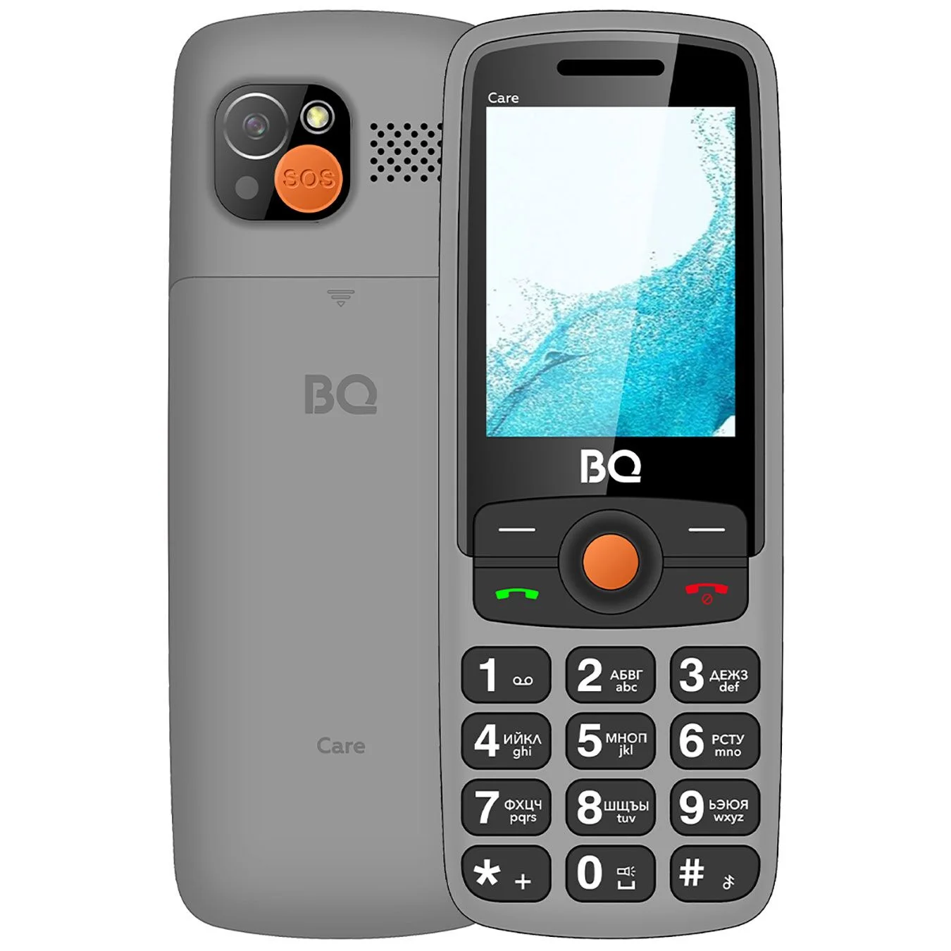 Мобильный телефон BQ 2459 Care Gray