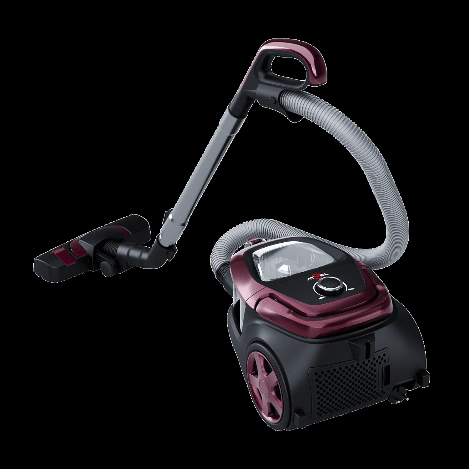 Пылесос напольный Atvel DX2000, малиновый