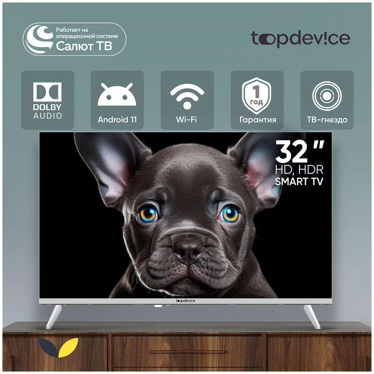 Телевизор Topdevice CS08 HD (TDTV32CS08H_BK)