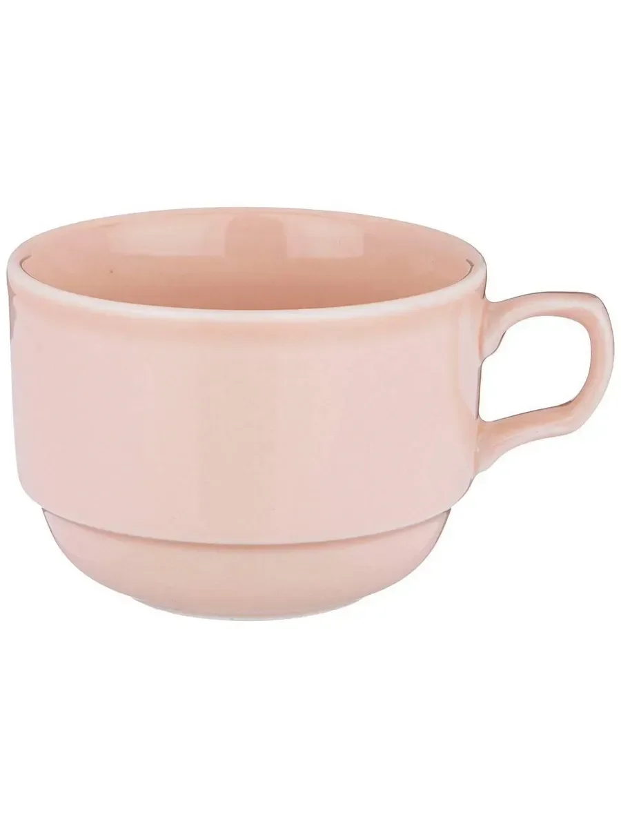 ЧАШКА ЧАЙНАЯ LEFARD TINT 250МЛ(РОЗОВЫЙ) (КОР=6шт) МАЛ.УП.- 6ШТ. МИН. ПАРТИЯ