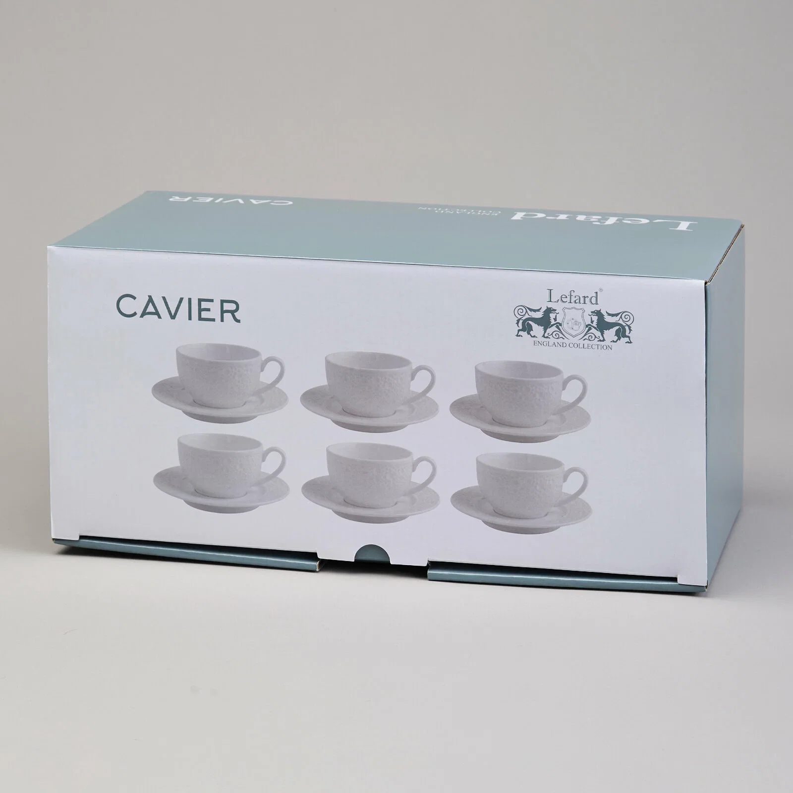 НАБОР ЧАЙНЫЙ LEFARD "CAVIER" НА 6 ПЕР. 12 ПР. 230 МЛ (КОР=4НАБ.)