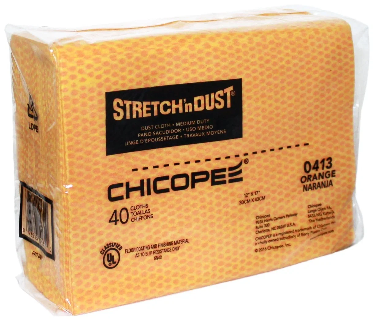 Салфетки для сбора и удаления тонера Stretch'n Dust Wipes (Katun/Chicopee) пак/40шт