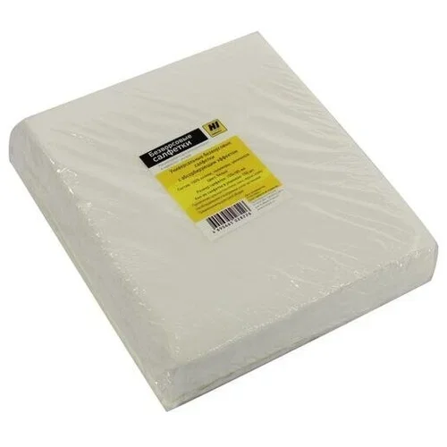 Салфетки универсальные чистящие безворсовые Hi-Black, пачка/150шт (15*18,5см)