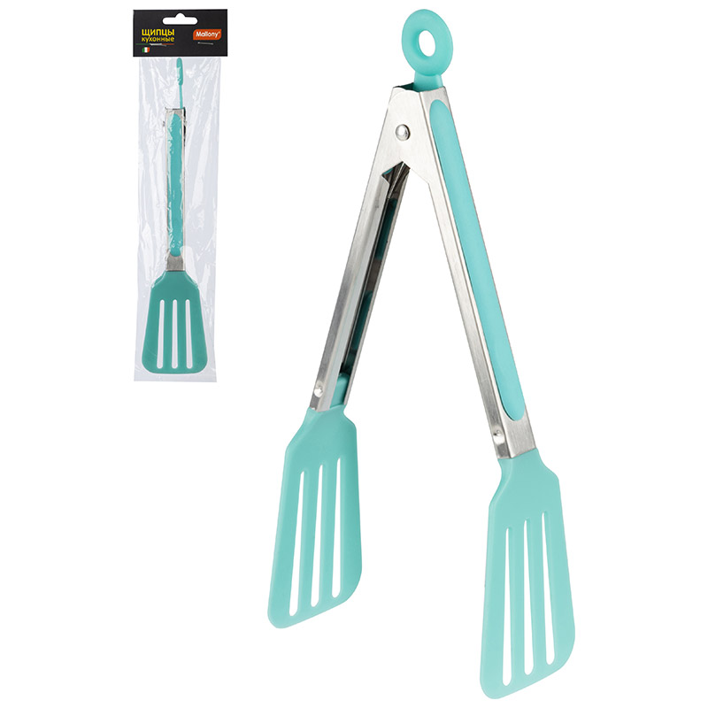СКР Щипцы кухонные Tongs-06 (нейлон, нерж. сталь), 21 см
