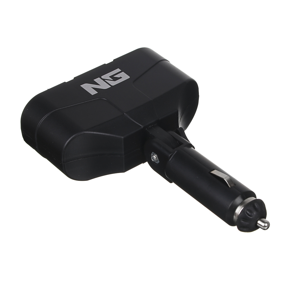 VETTA NEW GALAXY Разветвитель прикуривателя, 2 выхода + 2 USB 1000mA, 60W, LED индикация, 12/24В