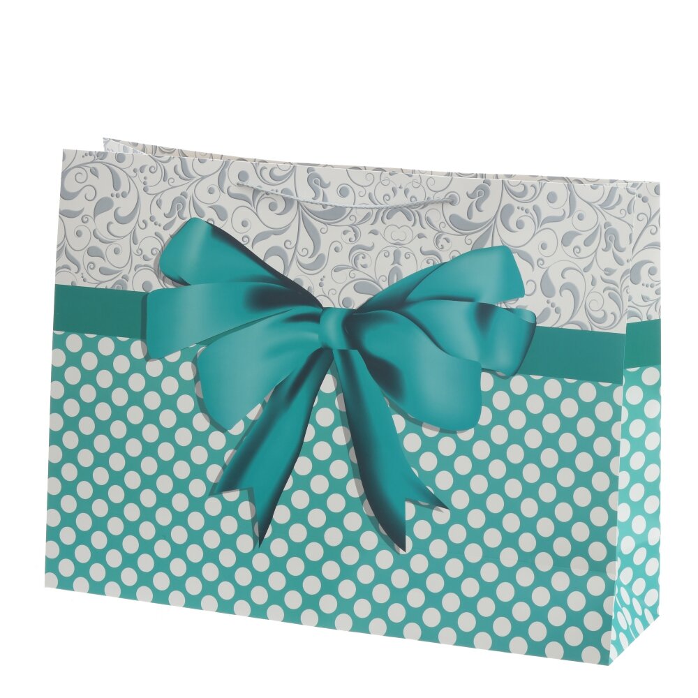 Пакет подарочный (бумага 210г/м2, блок микс 12шт), L56 W17 H44 см, 3в.