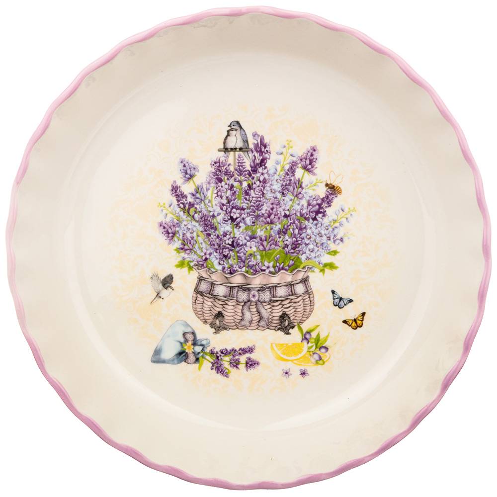 ARTI-M "ЛАВАНДА" БЛЮДО ДЛЯ ЗАПЕКАНИЯ AGNESS КРУГЛАЯ 27,5*27,5*6 CМ