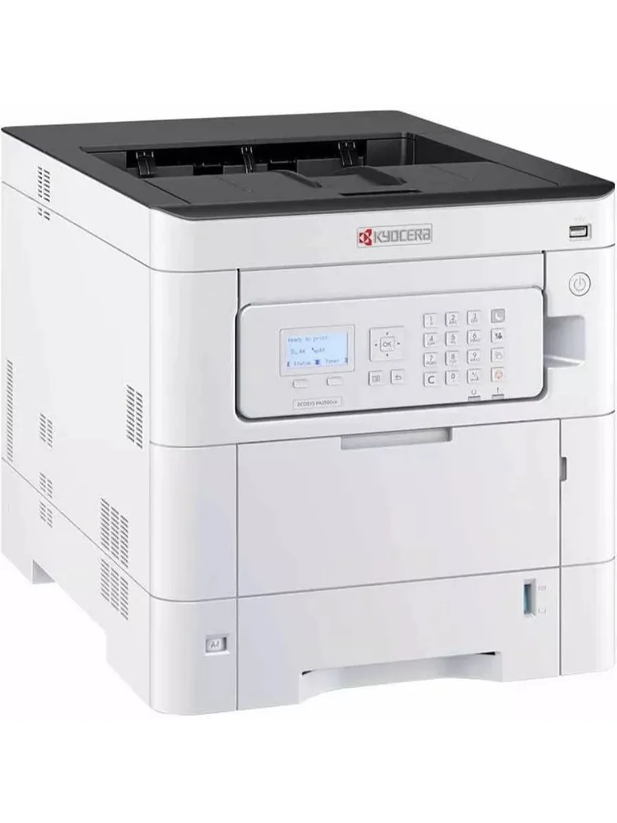 Принтер Kyocera цветной PA3500CX А4,35ppm,1200dpi,1024 Mb,1*500 лист.,Duplex,Сеть,USB 2.0,старт.компл (1102YJ3NL0)