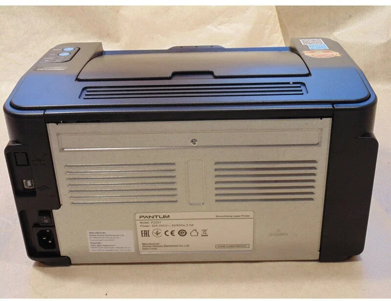 Принтер лазерный Pantum P2207 (черно-белая печать, A4, 20 стр / мин, 128Mb, USB2.0, черный)