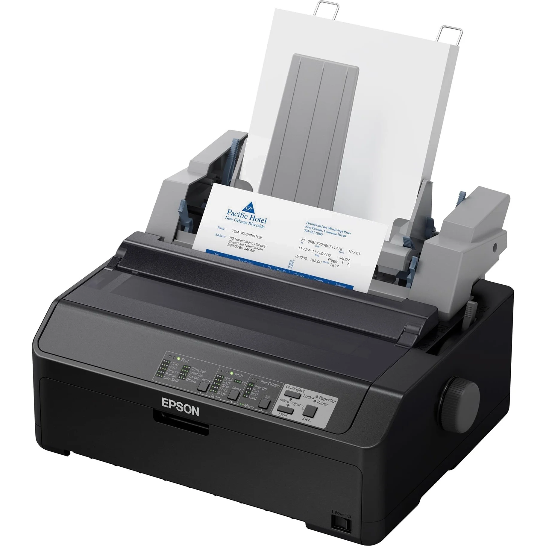 Принтер матричный Epson FX-890II, A4, 9 игол, 138 колонок, 615 зн/сек, USB, LPT, COM опц., Ethe опц. (C11CF37401/402)