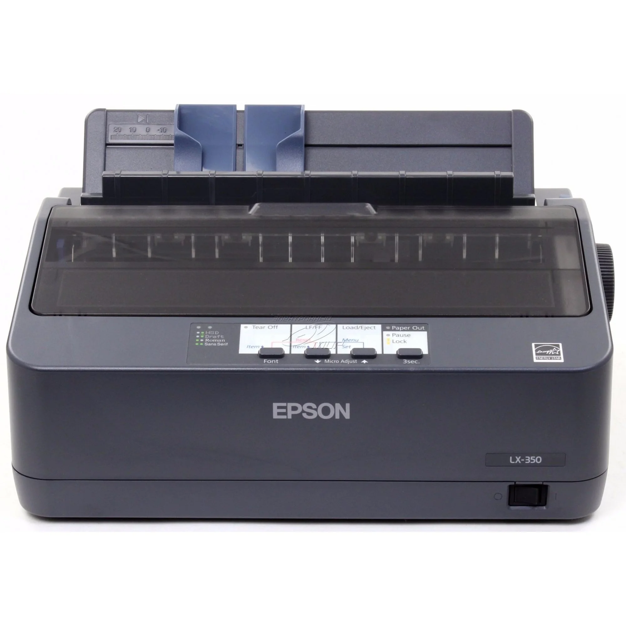 Принтер матричный Epson LX-350, A4, 9 игол, 80 колонок, 347 зн/сек, USB, LPT, COM (C11CC24031/C11CC24032)