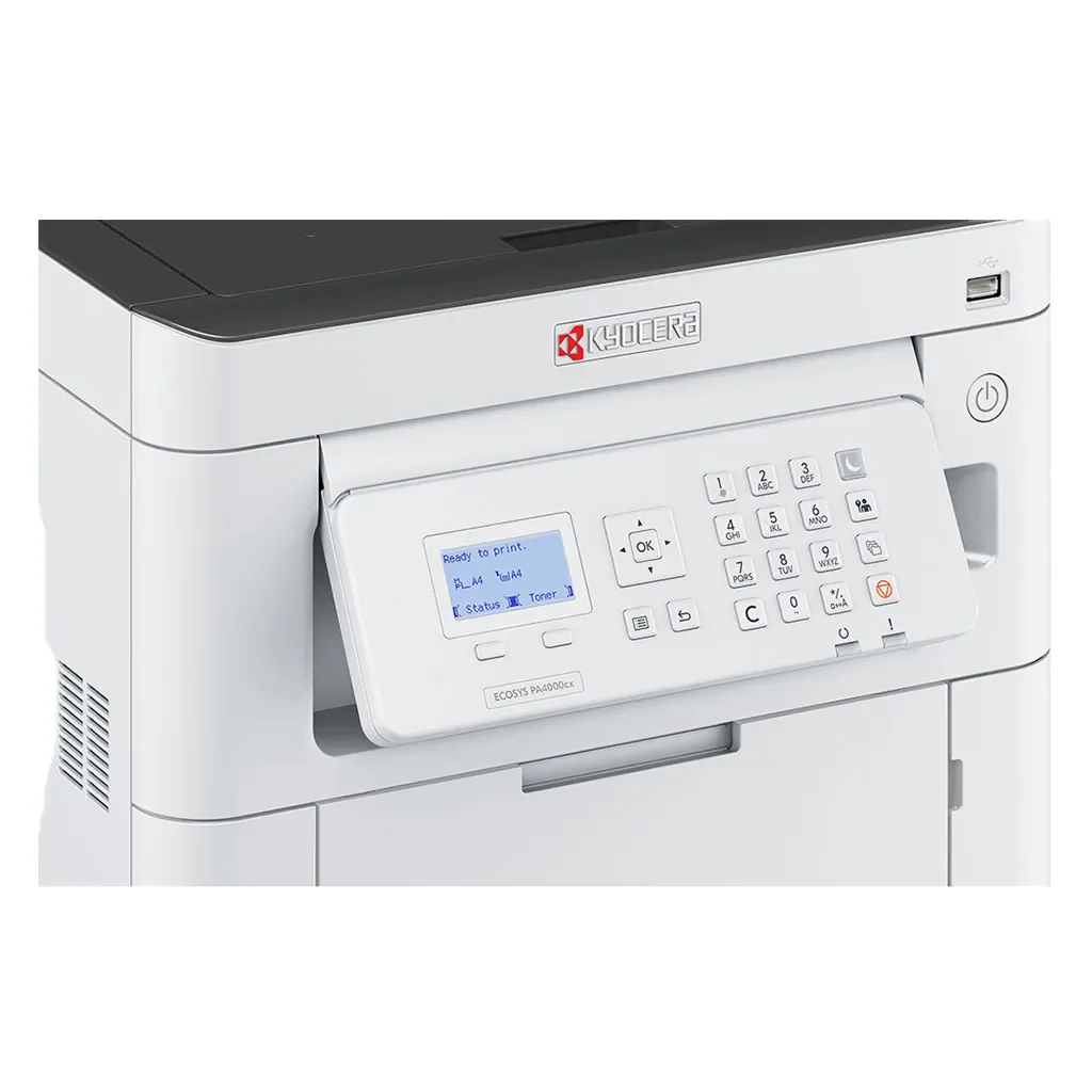 Принтер цветной TASKalfa PA4500cx А4,47 стр/мин.,1200dpi,2850 лист.,Ethernet,1 GB,USB 2.0,старт.