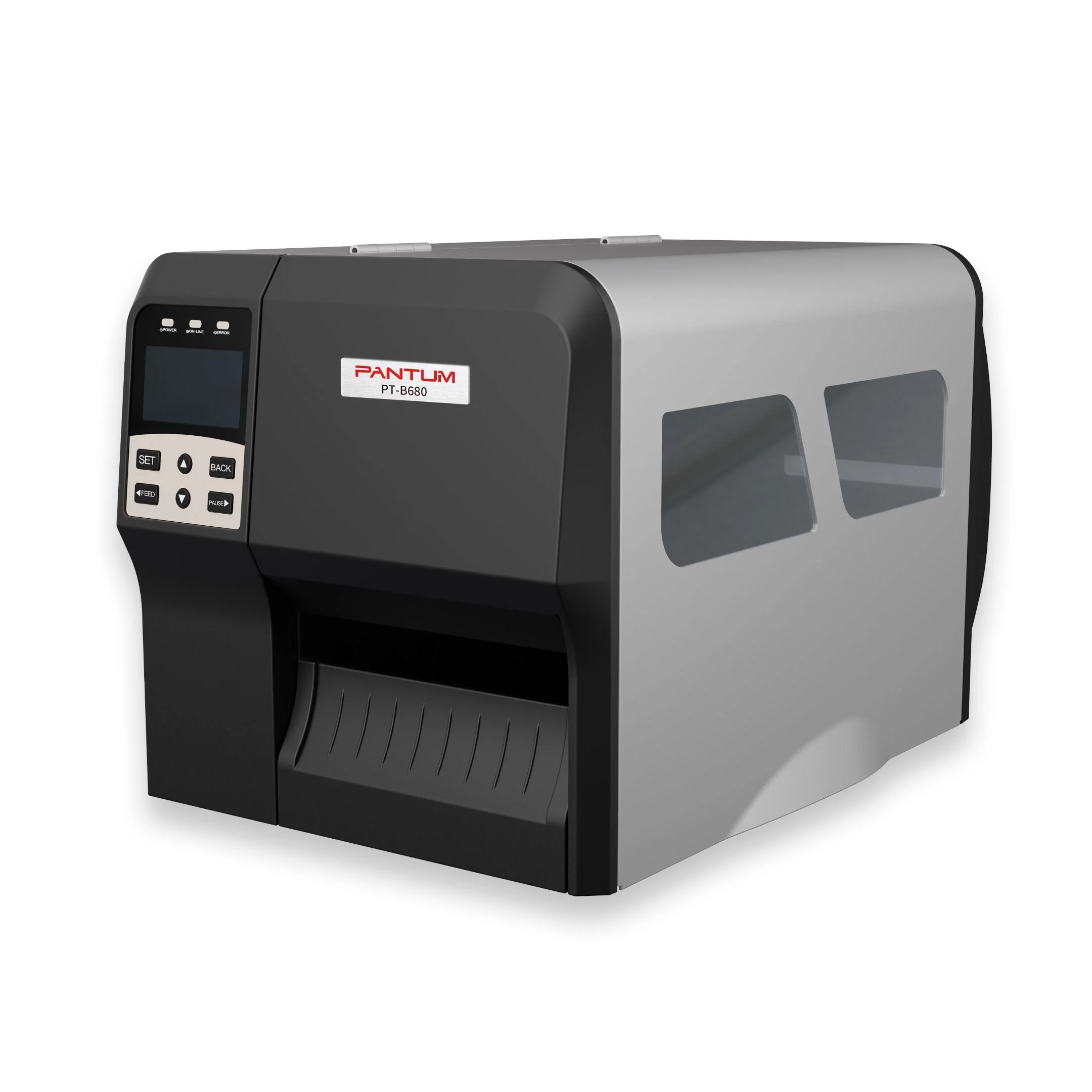 Термотрансферный принтер Pantum PT-B680 (4", 300dpi, 203 mm/s, 1" core ribbon/450m, serial port + USB + Ethernet)